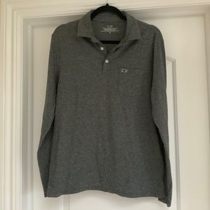 Vineyard Vines Mens Polo Shirt Long Sleeve